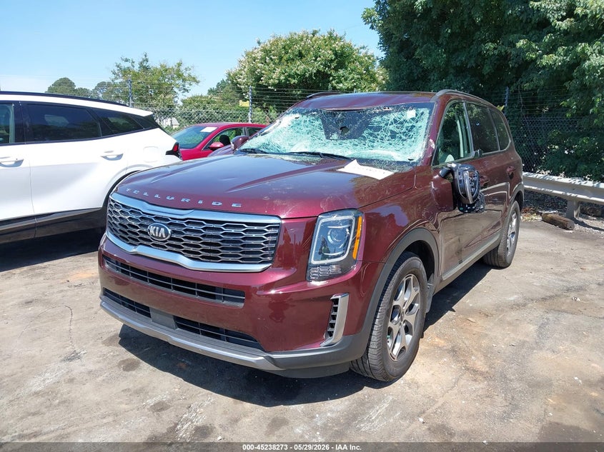2021 Kia Telluride VIN 5XYP34HC3MG127417 IAAI salvage auction — ROOF, Salvage Title, sold $4,250 on 2026-07-16 (photo 2)