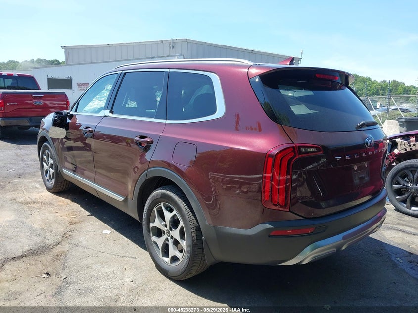 2021 Kia Telluride VIN 5XYP34HC3MG127417 IAAI salvage auction — ROOF, Salvage Title, sold $4,250 on 2026-07-16 (photo 3)