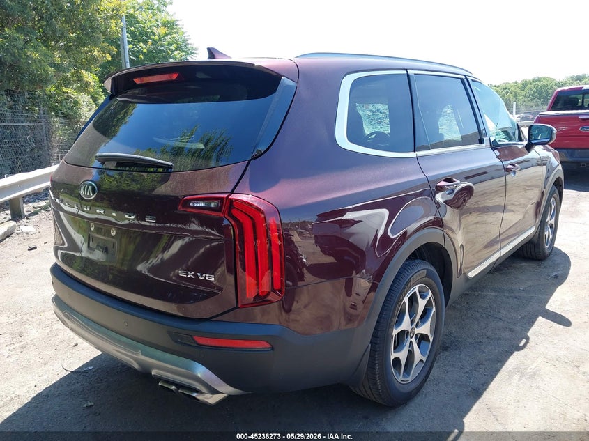 2021 Kia Telluride VIN 5XYP34HC3MG127417 IAAI salvage auction — ROOF, Salvage Title, sold $4,250 on 2026-07-16 (photo 4)