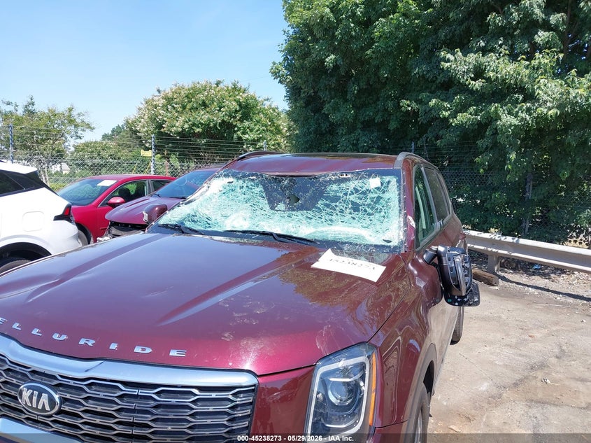 2021 Kia Telluride VIN 5XYP34HC3MG127417 IAAI salvage auction — ROOF, Salvage Title, sold $4,250 on 2026-07-16 (photo 6)