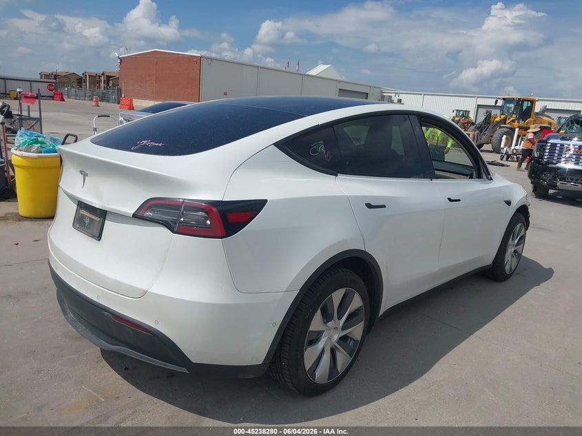 2022 Tesla Model y VIN 7SAYGDEE4NF316023 IAAI salvage auction — FRONT END, Original (Texas), sold $10,750 on 2026-07-22 (photo 4)