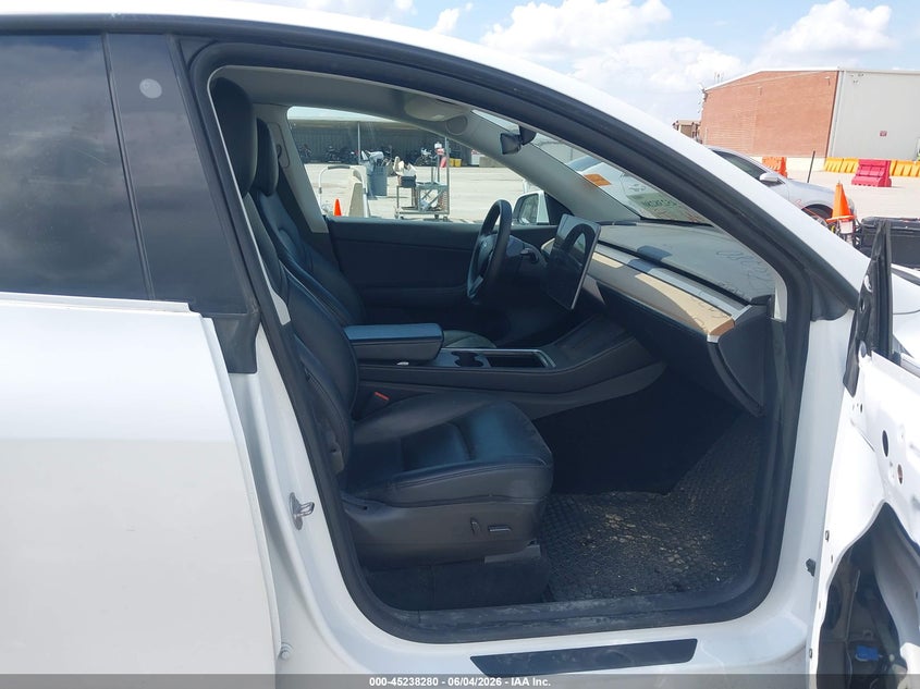 2022 Tesla Model y VIN 7SAYGDEE4NF316023 IAAI salvage auction — FRONT END, Original (Texas), sold $10,750 on 2026-07-22 (photo 5)