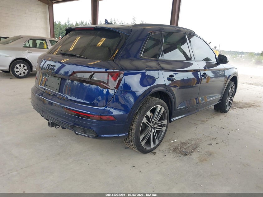 2019 Audi Sq5 VIN WA1C4AFY9K2142336 IAAI salvage auction — LEFT FRONT, Salvage Title, sold $8,700 on 2026-07-08 (photo 4)