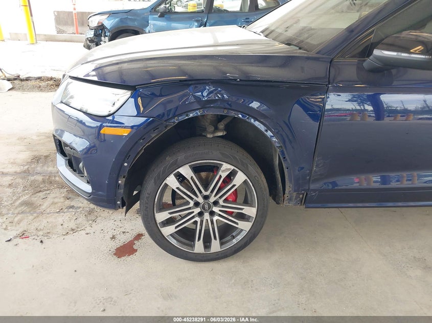 2019 Audi Sq5 VIN WA1C4AFY9K2142336 IAAI salvage auction — LEFT FRONT, Salvage Title, sold $8,700 on 2026-07-08 (photo 6)