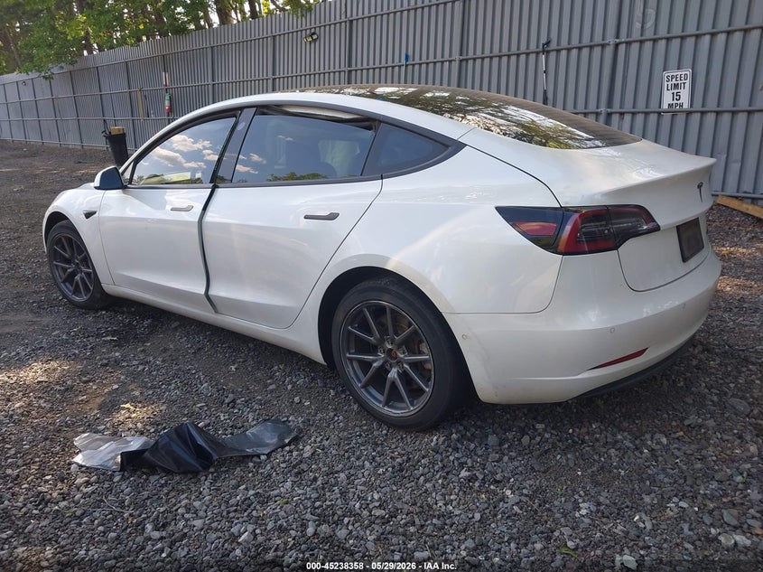 2020 Tesla Model 3 VIN 5YJ3E1EB3LF665401 IAAI salvage auction — RIGHT SIDE, Salvage (New Jersey), sold $4,250 on 2026-07-29 (photo 3)