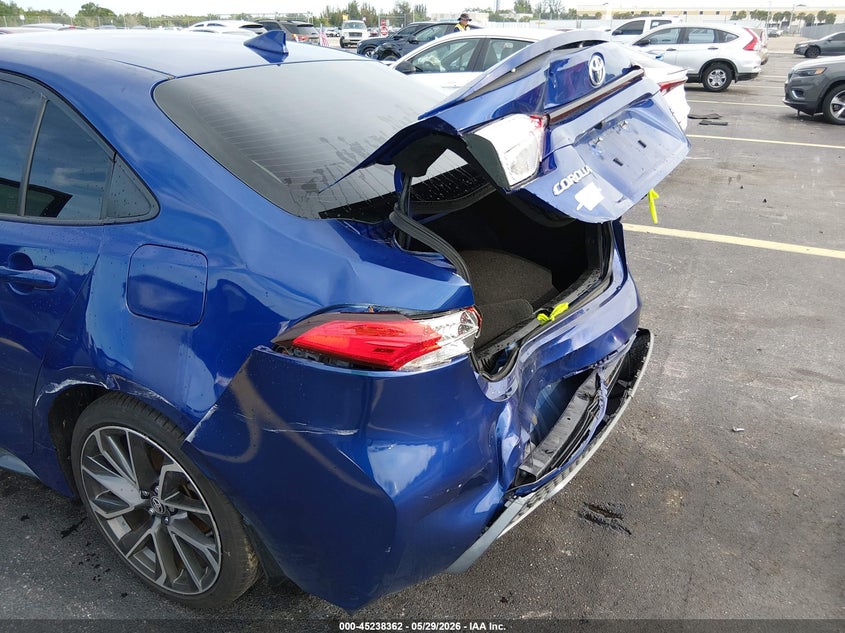 2021 Toyota Corolla VIN JTDS4MCE3MJ063718 IAAI salvage auction — REAR END, Salvage Title, sold $3,550 on 2026-07-30 (photo 6)