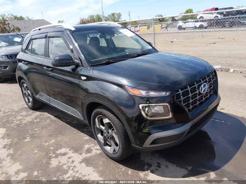 2021 Hyundai Venue VIN KMHRC8A35MU071744 IAAI salvage auction — HAIL, Salvage Title, sold $4,975 on 2026-07-07 (photo 1)