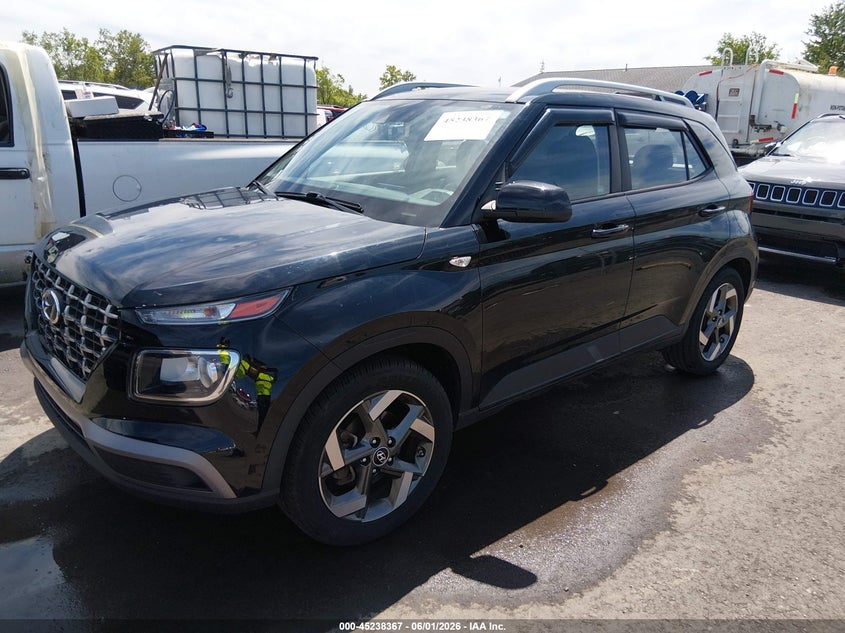 2021 Hyundai Venue VIN KMHRC8A35MU071744 IAAI salvage auction — HAIL, Salvage Title, sold $4,975 on 2026-07-07 (photo 2)