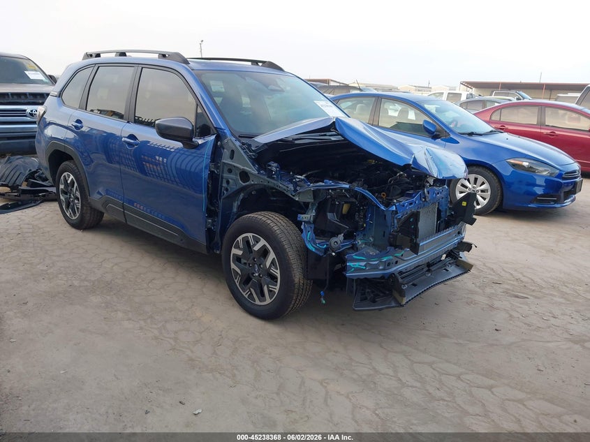 2026 Subaru Forester VIN 4S4SLDD6XT3037044 IAAI salvage auction — LEFT FRONT, Salvage (Texas), sold $9,800 on 2026-09-08 (photo 1)