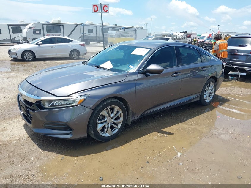 2018 Honda Accord VIN 1HGCV1F11JA182924 IAAI salvage auction — REAR END, Salvage Title, sold $5,700 on 2026-07-22 (photo 2)