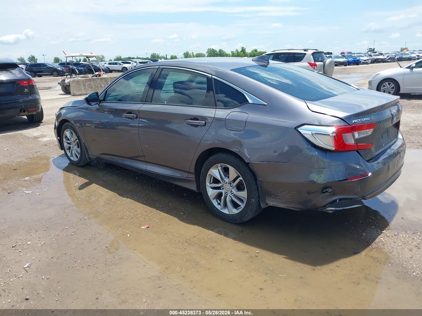 2018 Honda Accord VIN 1HGCV1F11JA182924 IAAI salvage auction — REAR END, Salvage Title, sold $5,700 on 2026-07-22 (photo 3)