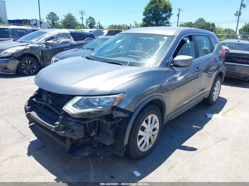 2018 Nissan Rogue VIN KNMAT2MT8JP578500 IAAI salvage auction — FRONT END, Salvage Title, sold $1,300 on 2026-07-06 (photo 2)