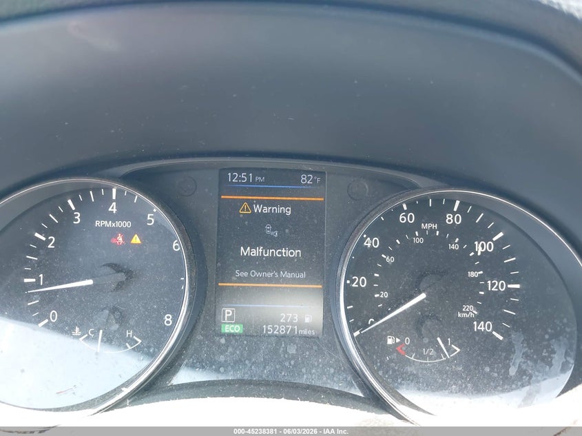 2018 Nissan Rogue VIN KNMAT2MT8JP578500 IAAI salvage auction — FRONT END, Salvage Title, sold $1,300 on 2026-07-06 (photo 7)
