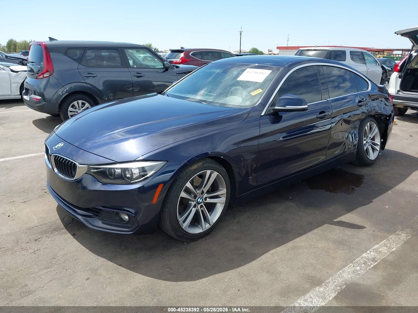 2019 BMW 4er VIN WBA4J1C53KBM18441 IAAI salvage auction — LEFT SIDE, Salvage Title, sold $4,650 on 2026-07-07 (photo 2)