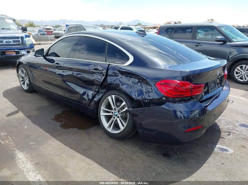 2019 BMW 4er VIN WBA4J1C53KBM18441 IAAI salvage auction — LEFT SIDE, Salvage Title, sold $4,650 on 2026-07-07 (photo 3)