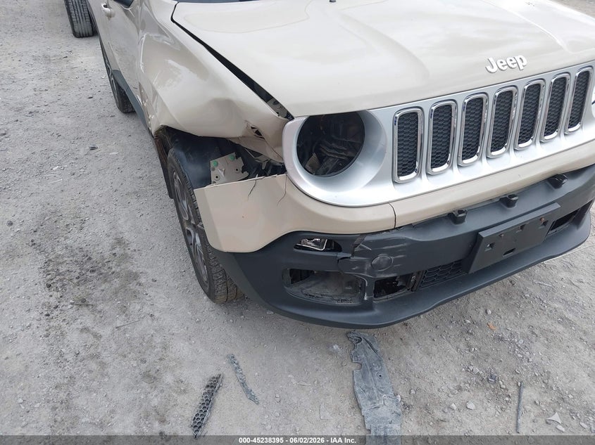 2016 Jeep Renegade VIN ZACCJBDT2GPD68274 IAAI salvage auction — FRONT END, Clear (Virginia), sold $25 on 2026-07-21 (photo 6)