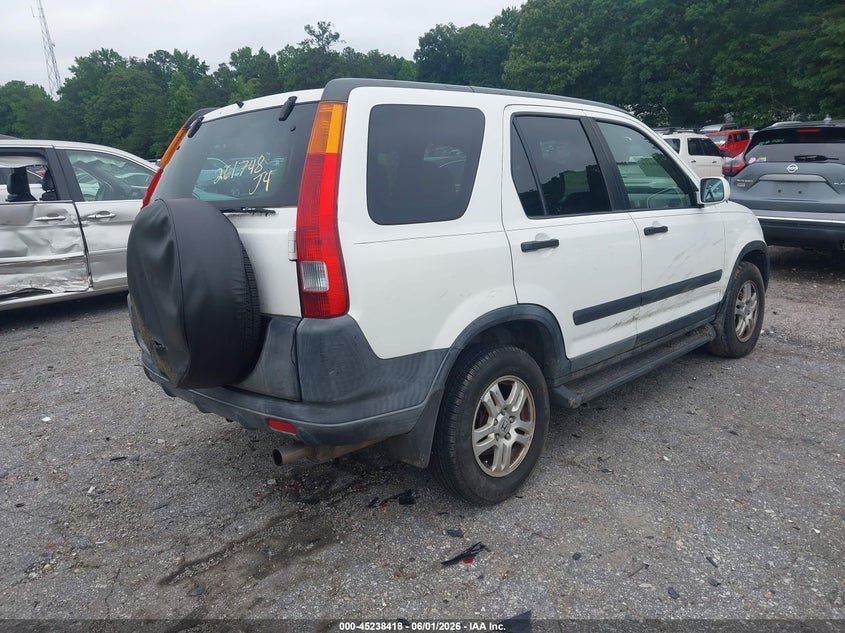 2002 Honda Cr-v VIN SHSRD78822U007009 IAAI salvage auction — LEFT SIDE, Salvage (Georgia), sold $650 on 2026-07-15 (photo 4)