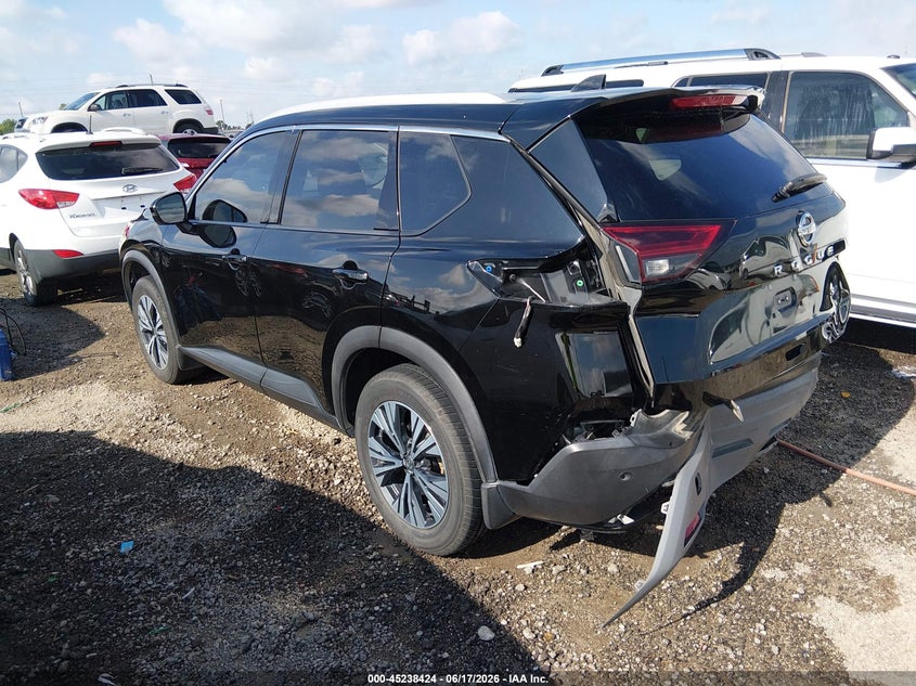 2021 Nissan Rogue VIN 5N1AT3BA2MC796897 IAAI salvage auction — REAR END, Salvage Title, sold $4,500 on 2026-08-01 (photo 3)