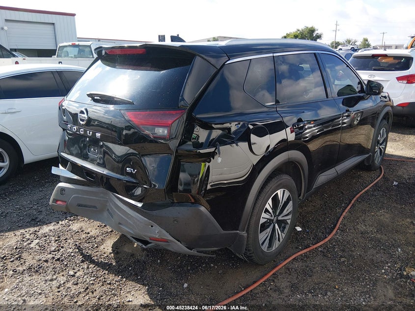 2021 Nissan Rogue VIN 5N1AT3BA2MC796897 IAAI salvage auction — REAR END, Salvage Title, sold $4,500 on 2026-08-01 (photo 4)