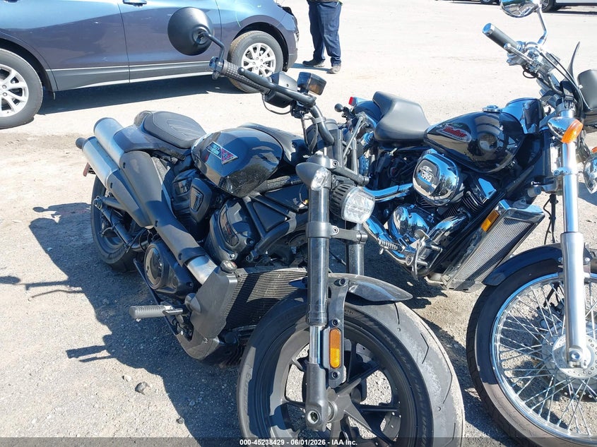 2025 Harley-davidson Sportster VIN MLY1ZC415SS301897 IAAI salvage auction — FRONT END, Salvage Title, sold $7,050 on 2026-07-14 (photo 1)