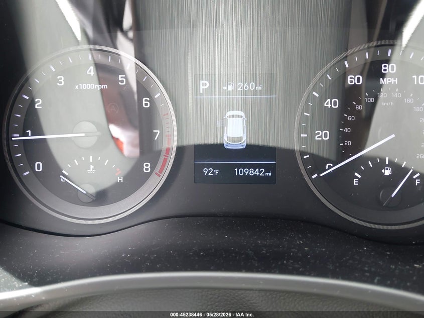 2020 Hyundai Tucson VIN KM8J33AL8LU132261 IAAI salvage auction — FRONT END, Salvage Title, sold $3,550 on 2026-07-27 (photo 7)