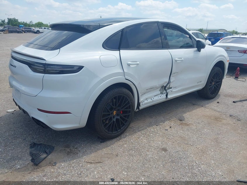 2023 Porsche Cayenne coupe VIN WP1BG2AY8PDA32362 IAAI salvage auction — SIDE, Salvage Title, sold $27,500 on 2026-08-24 (photo 4)