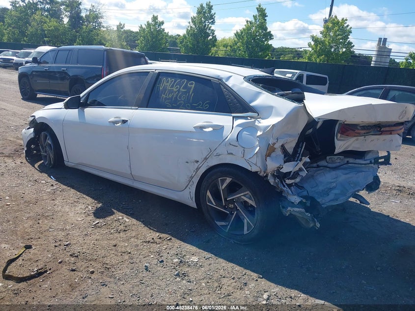 2024 Hyundai Elantra VIN KMHLP4DG1RU658760 IAAI salvage auction — REAR END, Salvage Title, sold $2,450 on 2026-07-21 (photo 6)