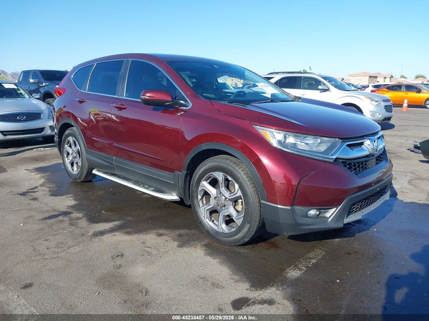 2018 Honda Cr-v VIN 7FARW1H87JE039343 IAAI salvage auction — LEFT SIDE, Salvage (Arizona), sold $5,100 on 2026-07-28 (photo 1)