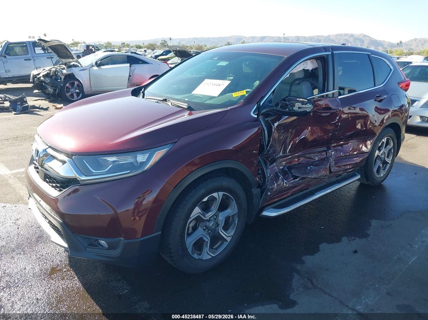 2018 Honda Cr-v VIN 7FARW1H87JE039343 IAAI salvage auction — LEFT SIDE, Salvage (Arizona), sold $5,100 on 2026-07-28 (photo 2)