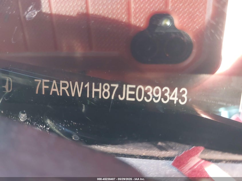 2018 Honda Cr-v VIN 7FARW1H87JE039343 IAAI salvage auction — LEFT SIDE, Salvage (Arizona), sold $5,100 on 2026-07-28 (photo 9)
