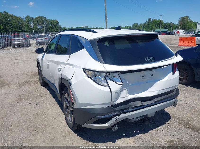 2025 Hyundai Tucson VIN 3KMJB3DE9SE014251 IAAI salvage auction — REAR END, Salvage Title, sold $10,700 on 2026-07-31 (photo 6)