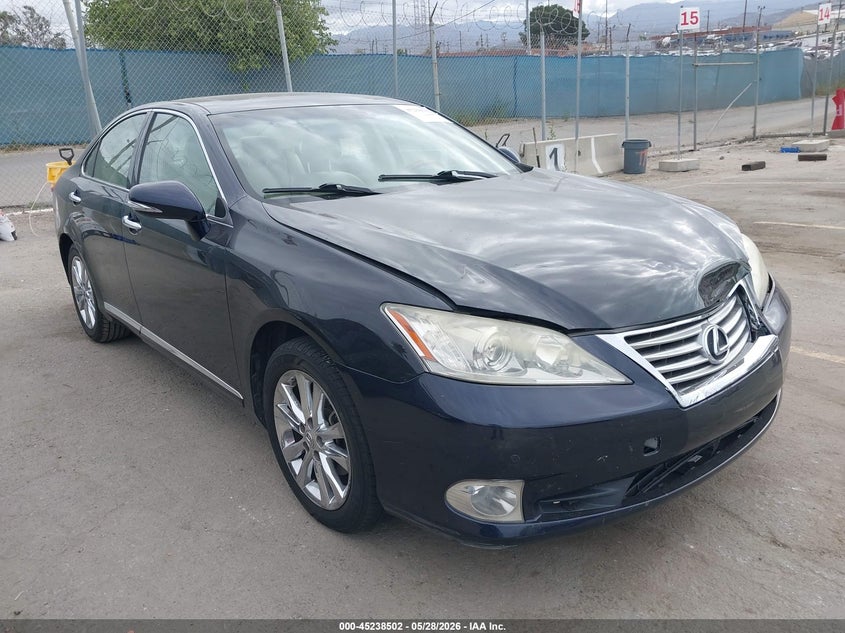 2010 Lexus ES VIN JTHBK1EG0A2376183 IAAI salvage auction — FRONT END, Salvage (California), sold $2,725 on 2026-07-15 (photo 1)