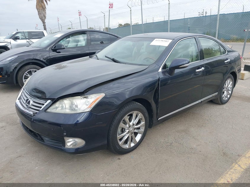 2010 Lexus ES VIN JTHBK1EG0A2376183 IAAI salvage auction — FRONT END, Salvage (California), sold $2,725 on 2026-07-15 (photo 2)