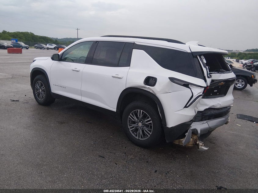 2024 Chevrolet Traverse VIN 1GNERGKS0RJ180324 IAAI salvage auction — REAR END, Salvage Title, sold $9,750 on 2026-07-30 (photo 3)