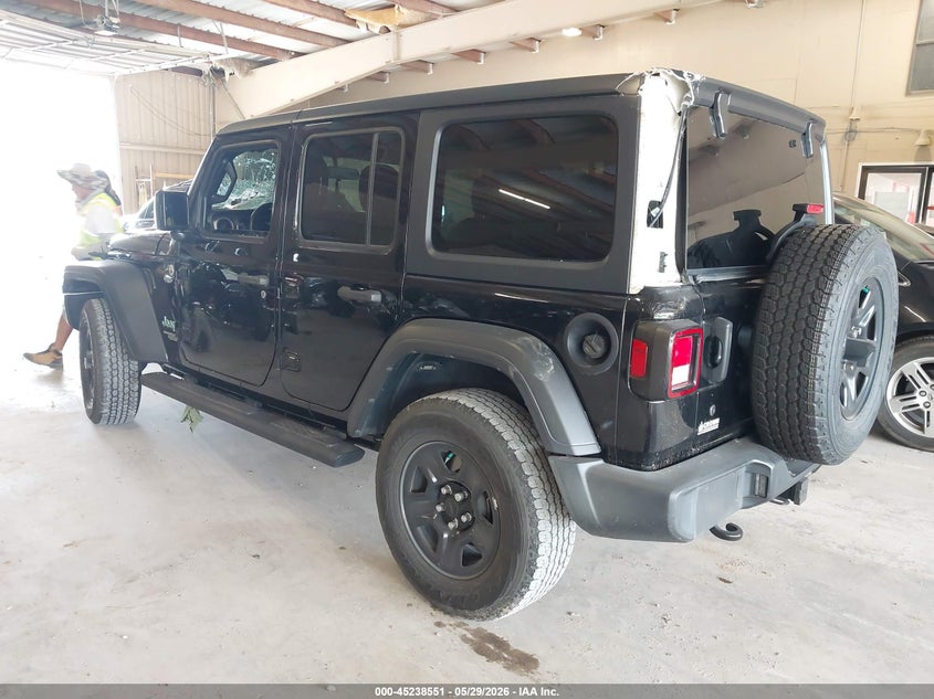 2021 Jeep Wrangler / VIN 1C4HJXDG2MW521577 IAAI salvage auction — FRONT END, Clear (Tennessee), sold $8,200 on 2026-07-29 (photo 3)