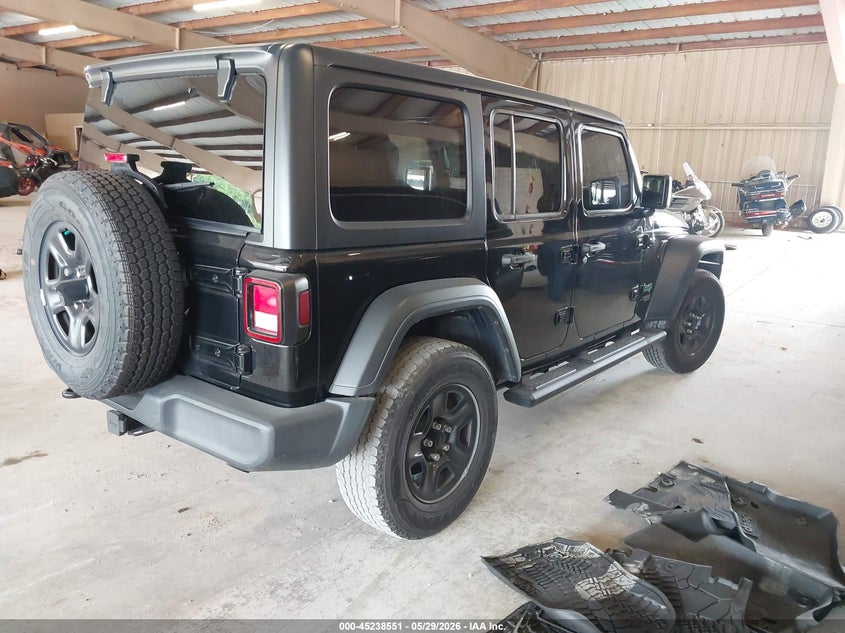 2021 Jeep Wrangler / VIN 1C4HJXDG2MW521577 IAAI salvage auction — FRONT END, Clear (Tennessee), sold $8,200 on 2026-07-29 (photo 4)