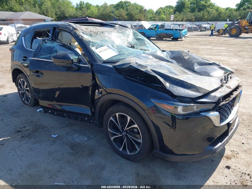 2022 Mazda Cx-5 VIN JM3KFBDM0N1596168 IAAI salvage auction — ROLLOVER, Salvage Title, sold $1,300 on 2026-07-28 (photo 1)