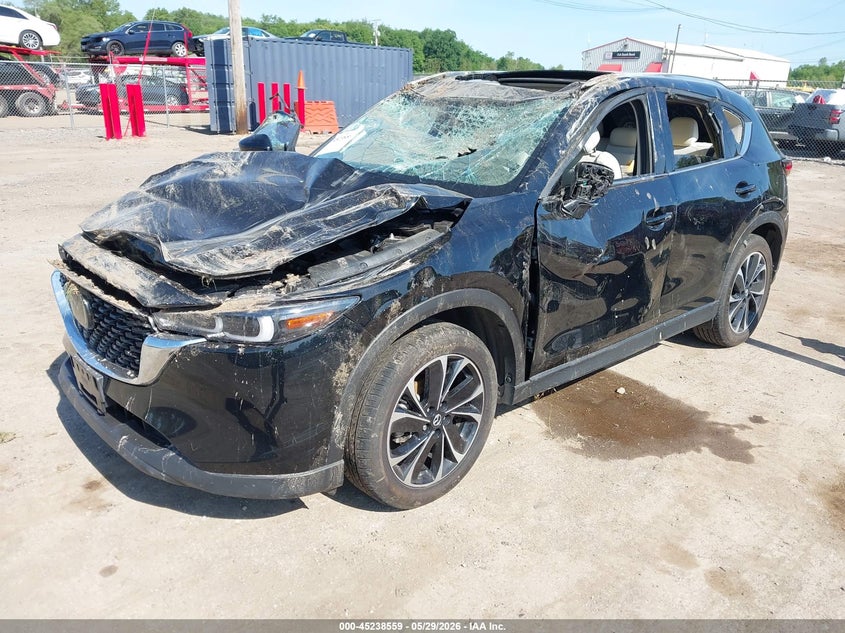 2022 Mazda Cx-5 VIN JM3KFBDM0N1596168 IAAI salvage auction — ROLLOVER, Salvage Title, sold $1,300 on 2026-07-28 (photo 2)