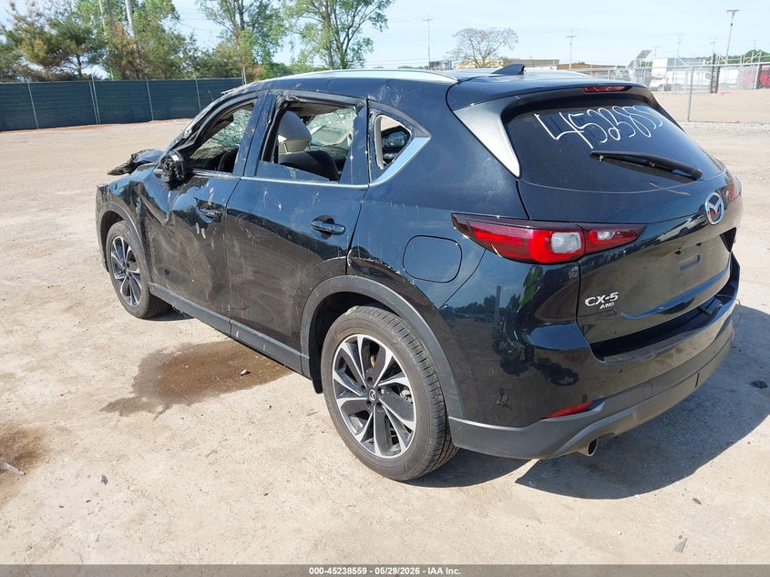 2022 Mazda Cx-5 VIN JM3KFBDM0N1596168 IAAI salvage auction — ROLLOVER, Salvage Title, sold $1,300 on 2026-07-28 (photo 3)