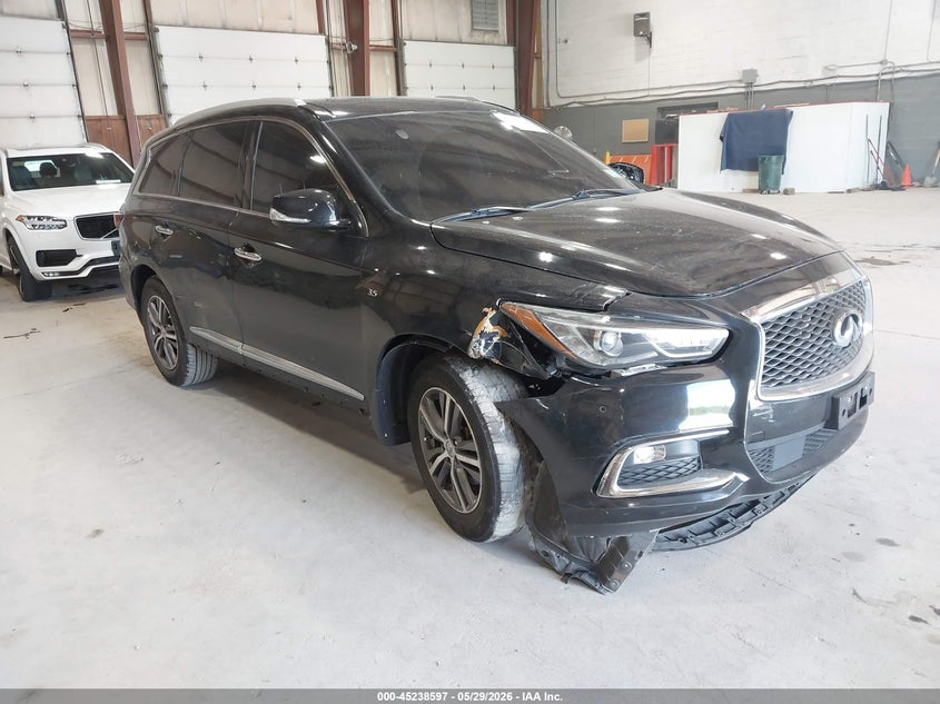 2017 Infiniti Qx60 VIN 5N1DL0MM4HC517071 IAAI salvage auction — LEFT FRONT, Salvage Title, sold $700 on 2026-07-23 (photo 1)