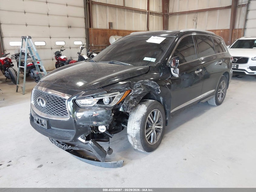 2017 Infiniti Qx60 VIN 5N1DL0MM4HC517071 IAAI salvage auction — LEFT FRONT, Salvage Title, sold $700 on 2026-07-23 (photo 2)