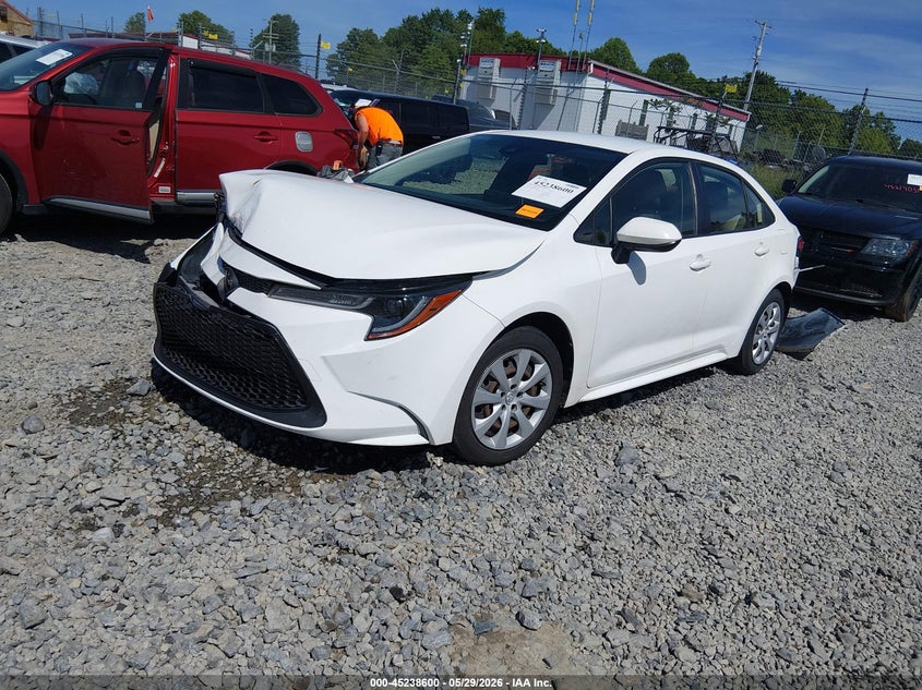 2021 Toyota Corolla VIN JTDEPMAEXMJ188500 IAAI salvage auction — RIGHT FRONT, Salvage (West Virginia), sold $3,750 on 2026-07-26 (photo 2)
