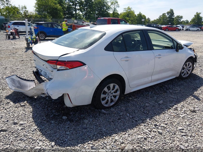 2021 Toyota Corolla VIN JTDEPMAEXMJ188500 IAAI salvage auction — RIGHT FRONT, Salvage (West Virginia), sold $3,750 on 2026-07-26 (photo 4)