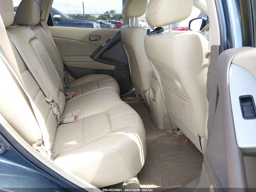 2011 Nissan Murano VIN JN8AZ1MW7BW173713 IAAI salvage auction — NORMAL WEAR, Clear (Texas), sold $250 on 2026-07-29 (photo 8)