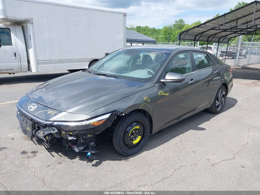 2024 Hyundai Elantra VIN KMHLS4DG8RU804408 IAAI salvage auction — FRONT END, Salvage Title, sold $5,650 on 2026-07-09 (photo 2)