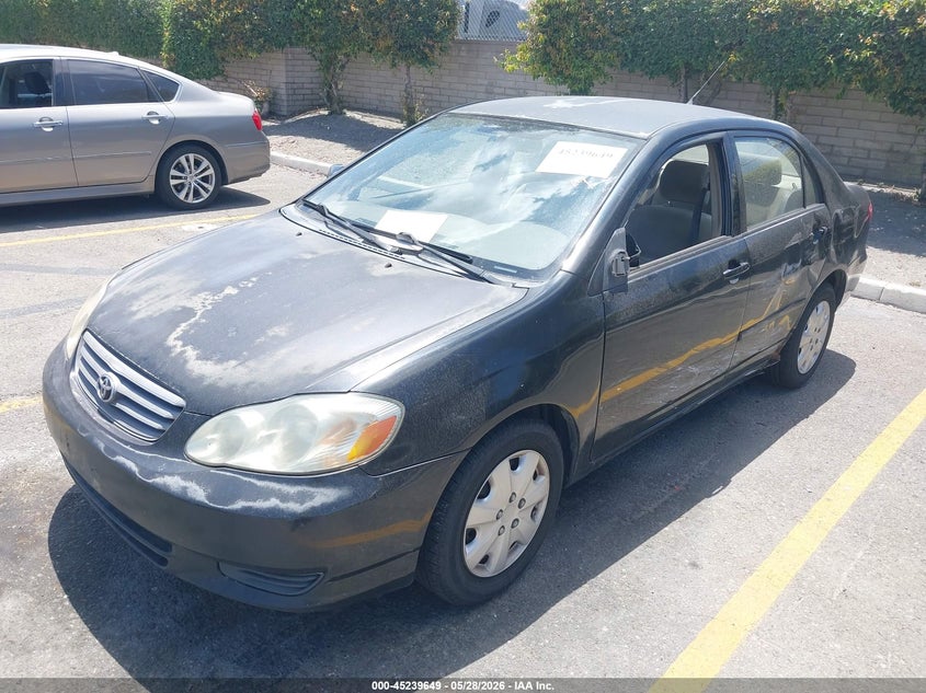 2003 Toyota Corolla VIN JTDBR32E132008934 IAAI salvage auction — LEFT SIDE, Salvage (California), sold $450 on 2026-07-21 (photo 2)