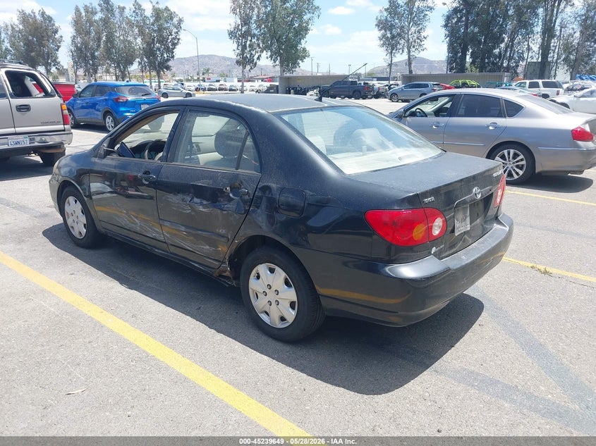 2003 Toyota Corolla VIN JTDBR32E132008934 IAAI salvage auction — LEFT SIDE, Salvage (California), sold $450 on 2026-07-21 (photo 3)