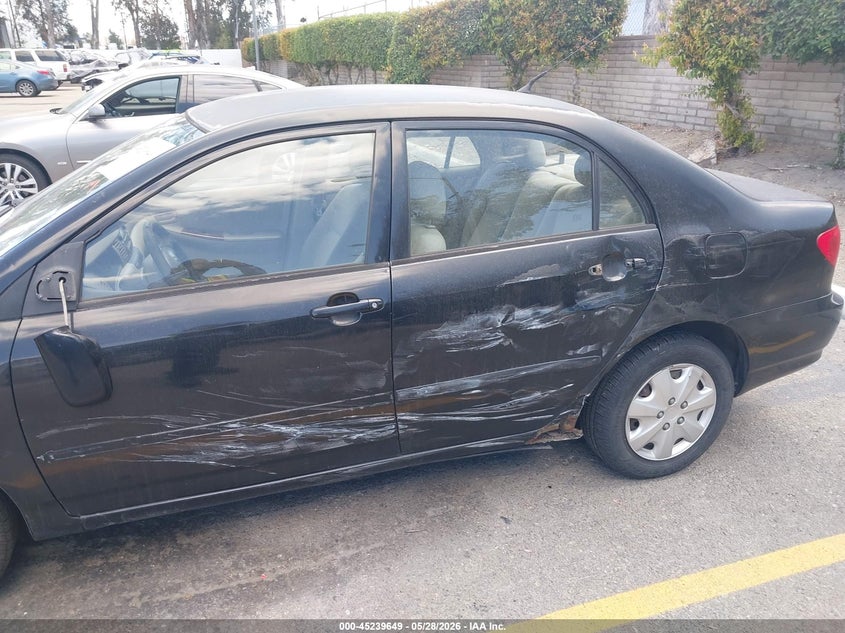 2003 Toyota Corolla VIN JTDBR32E132008934 IAAI salvage auction — LEFT SIDE, Salvage (California), sold $450 on 2026-07-21 (photo 6)