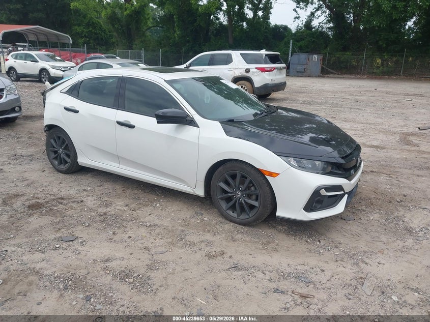 2020 Honda Civic VIN SHHFK7H68LU219735 IAAI salvage auction — REAR END, Salvage Title, sold $4,500 on 2026-07-24 (photo 1)