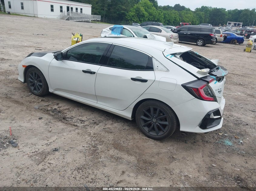 2020 Honda Civic VIN SHHFK7H68LU219735 IAAI salvage auction — REAR END, Salvage Title, sold $4,500 on 2026-07-24 (photo 3)